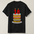 Search for age 18 tshirts 18 years old
