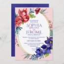 Search for red and purple wedding invitations Formal