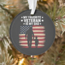 Search for veteran ornaments Stars and stripes