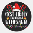Search for merry go stickers Santa