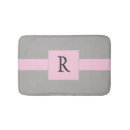 Search for pink and grey bath mats Unique