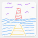 Search for red wave stickers Abstract