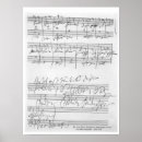 Search for musical score posters Beethoven