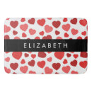 Search for valentines day bathroom accessories Pattern of hearts