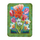 Search for tulips rectangular magnets Flowers