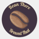 Search for coffee beans stickers Logo
