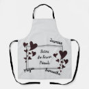 Recherche de le coeur rouge tabliers Pour elle