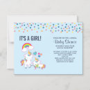 Search for magical unicorn baby shower invitations Fairytale