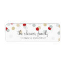 Search for polka dot return address labels Trendy