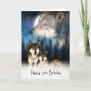 Recherche de wolf anniversaire cartes Salutation