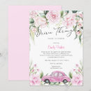 Search for party baby girl shower invitations Pink and gold