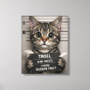 Search for funny christmas canvas prints Kitten