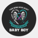Search for teal awareness ribbon stickers Purple