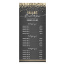Search for hair salon menu rack cards Aesthetician