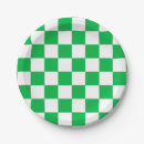 Search for green plaid pattern plates Chequered