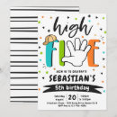 Search for hi five birthday invitations High five party