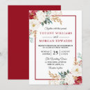 Search for festive christmas wedding invitations White