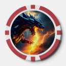 Recherche de dragons jetons poker Feu