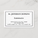 Search for endodontist business cards Professional