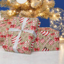 Search for red and white candy stripes wrapping paper Merry christmas