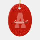 Search for monogrammed oval ornaments Stylish
