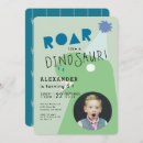 Recherche de green dinosaur invitations Vert