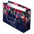 Search for pink and navy gift bags Floral
