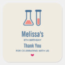 Search for science birthday stickers Lab