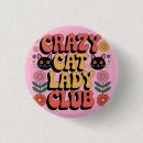 Recherche de rétro dame badges Chat