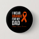 Search for multiple sclerosis dad buttons Orange