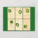 Search for 4 leaf clover postcards Clovers