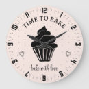 Recherche de horloge murale de cupcake horloges Cuisson