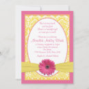 Recherche de marguerite rose gerbera invitations Jaune