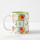 Recherche de monogram floral tasses Pour elle