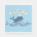 Search for whale napkins It's a boy
