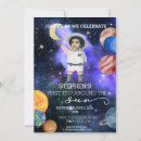 Search for galaxy 1st birthday invitations Space