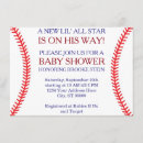 Search for baseball baby invitations Star