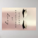 Search for beauty salon makeup artist posters Lashes