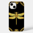 Search for dragonflies iphone cases Gold