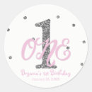 Search for pink and silver stickers Sparkle