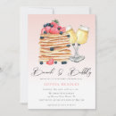Recherche de pink bridal brunch invitations Rose