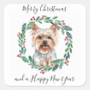 Recherche de yorkie stickers Joyeux noël