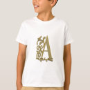 Search for initial tshirts Gold
