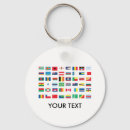 Search for flag of the world keychains International