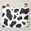 Search for cow pattern blankets Animal