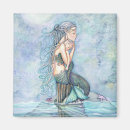 Recherche de fantasy refrigérateur magnets Blue