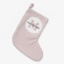 Recherche de rose et blanc chaussette de noël Classique