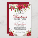 Search for red green christmas invitations Elegant script