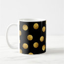 Search for yellow black polka dot mugs Background