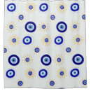 Search for evil eye shower curtains Blue